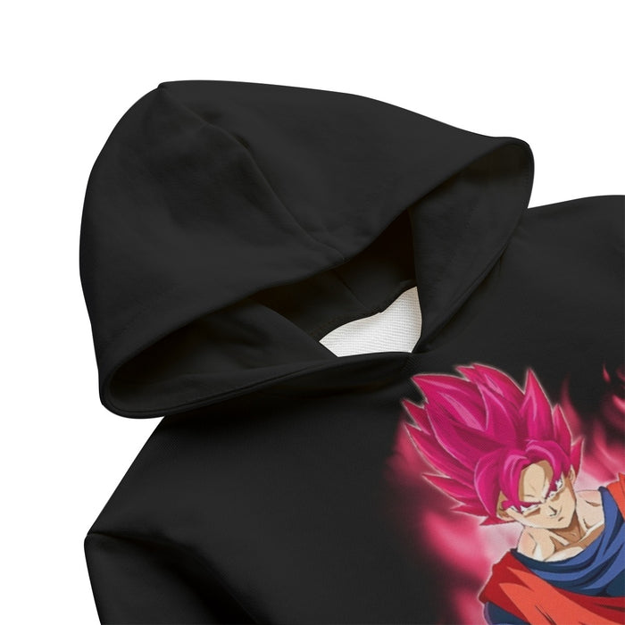 Dragon Ball Super Son Goku Red Kaioken Ultra Instinct Kids' Hoodie