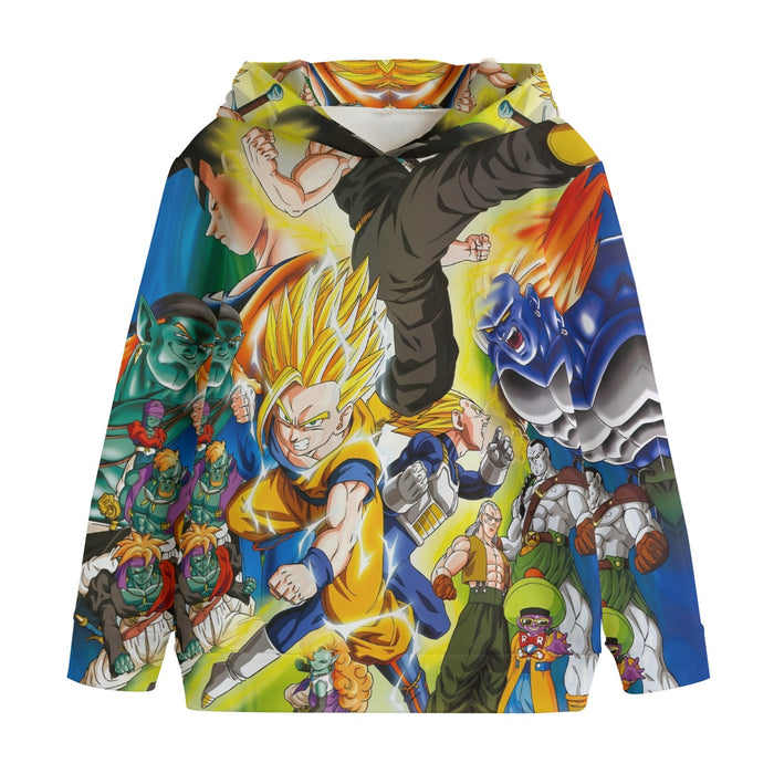 Dragon Ball Gohan Kid Super Saiyan Villain Vibrant Color Design Kids' Hoodie