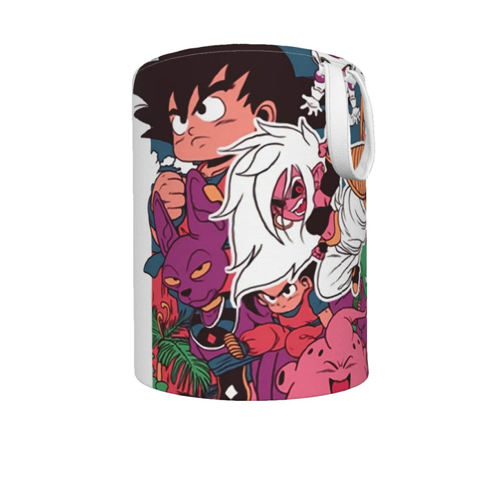 Kid Versions Of Dragon Ball Z Characters Laundry Basket