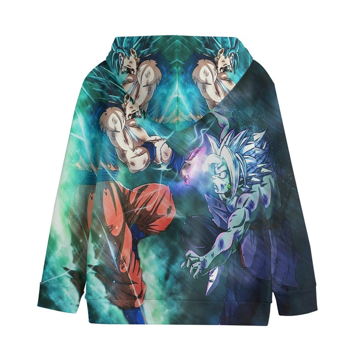 Dragon Ball Fused Zamasu Goku Blue Super Saiyan Epic Kids' Hoodie