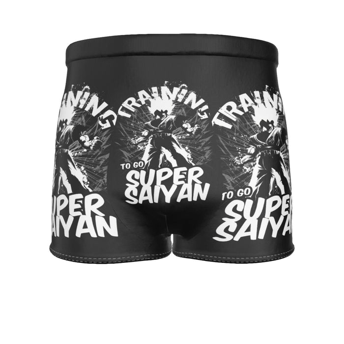 Dragon Ball Z Goku Training To Go Super Saiyan Epic Men's Boxer Briefs