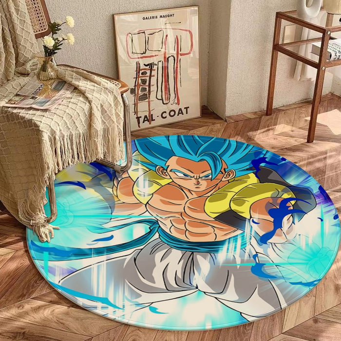 Super Saiyan Blue Gogeta Round Mat