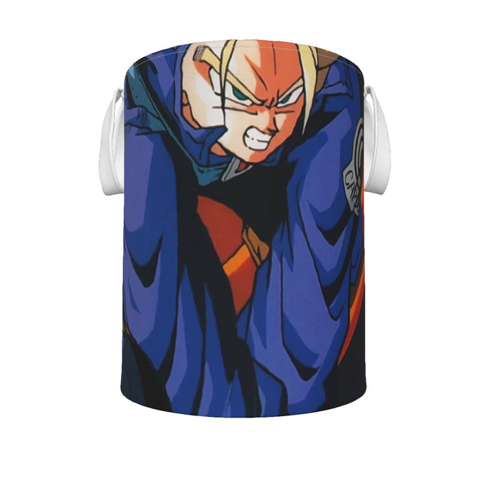 Dragon Ball Goku Vegeta Trunks Super Saiyan Power Heroes Cool Trending Design Laundry Basket