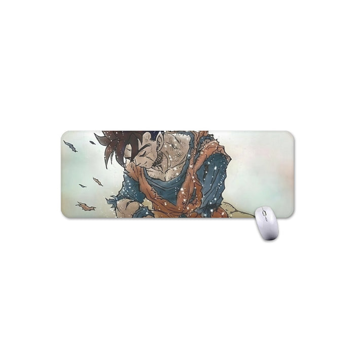 Dragon Ball Gohan Exhausted Sad Simple Design Vintage Streetwear Mouse Pad