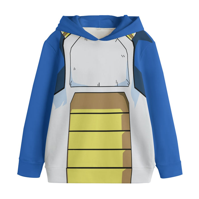 Dragon Ball Z Vegeta Cool Blue Battle Armor Cosplay Kids' Hoodie