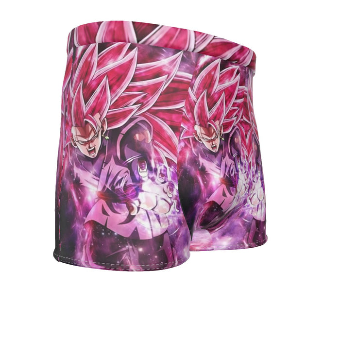 Dragon Ball Black Goku Rose 3 Ultra Instinct Epic 3D Men's Boxer Briefs