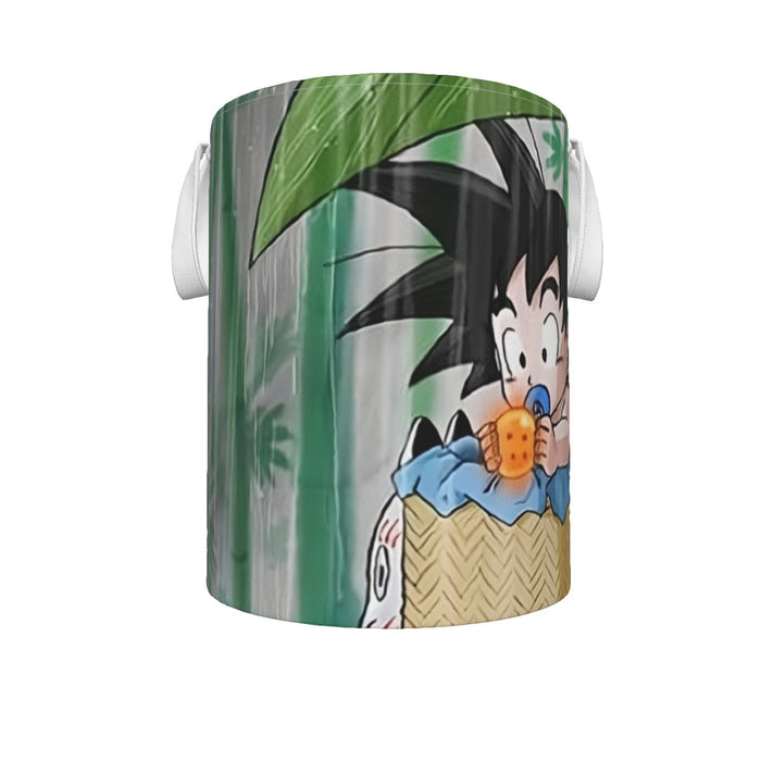 DBZ Kid Goku Super Saiyan Grandpa Gohan Cover Rain Cute Design Laundry Basket