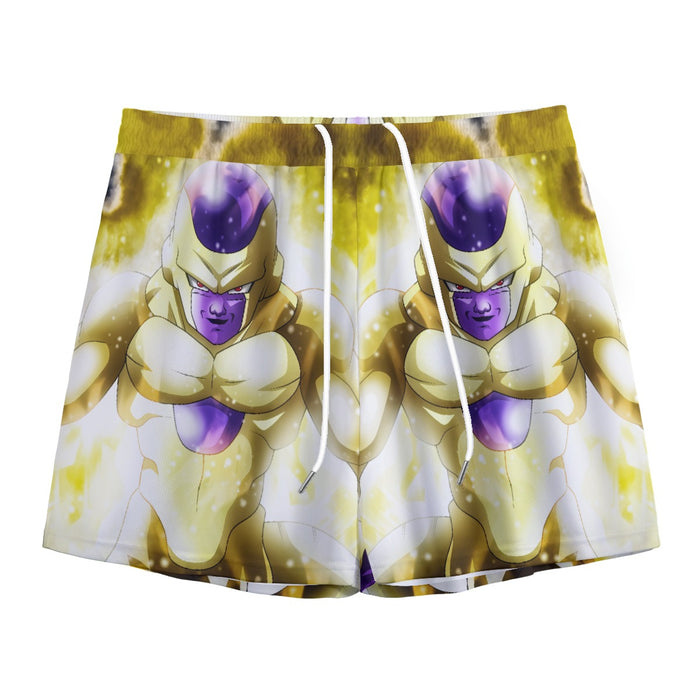 Dragon Ball Super Frieza True Golden Cool Streetwear Mesh Shorts