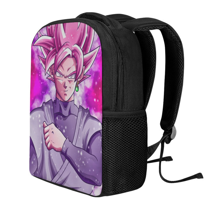 Dragon Ball DBZ Goku Black Rose Galaxy Fantasy Amazing Backpack