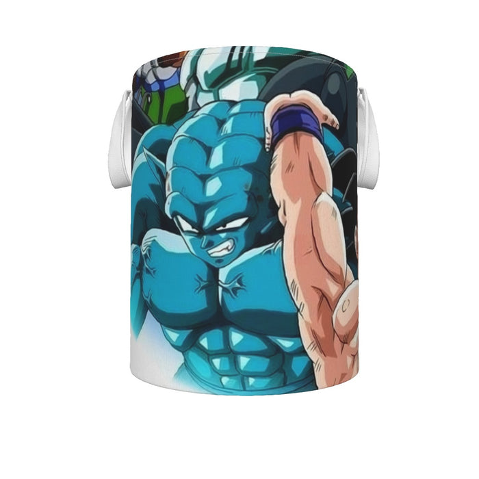 DBZ Goku Spirit Bomb Destroy Villains Cooler Broly Namek Vibrant Laundry Basket