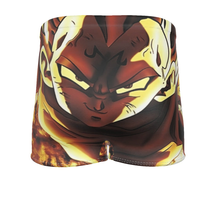 Dragon Ball Z Dope Majin Vegeta Grin Yellow Aura Men's Boxer Briefs