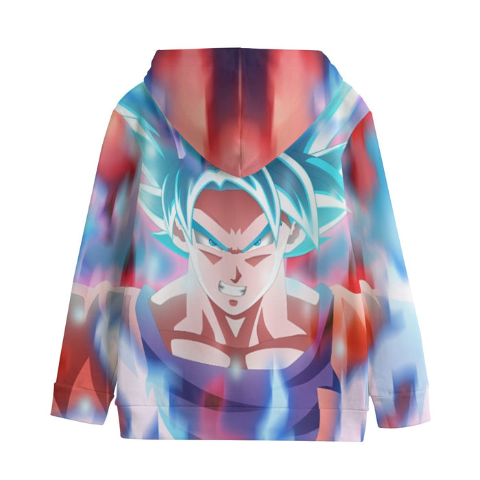 Dragon Ball Super Saiyan Blue Goku Kids' Hoodie