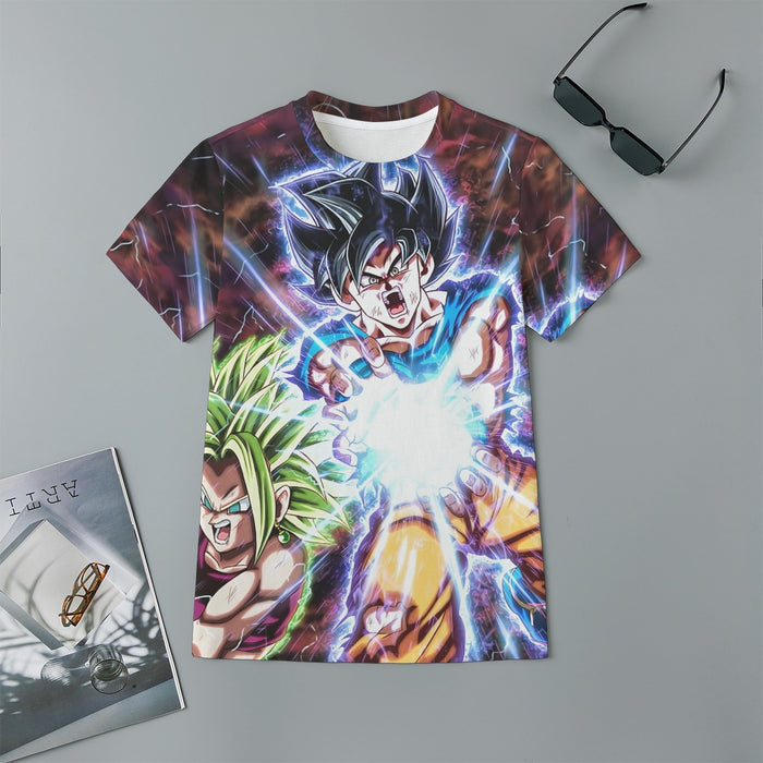 Dragon B Z Son Goku Powerful Kamehameha Released Kids T-Shirt