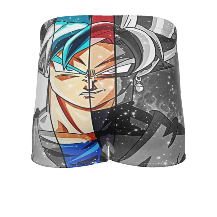 Dragon Ball Super All Super Saiyan Goku Forms Men's Boxer Briefs