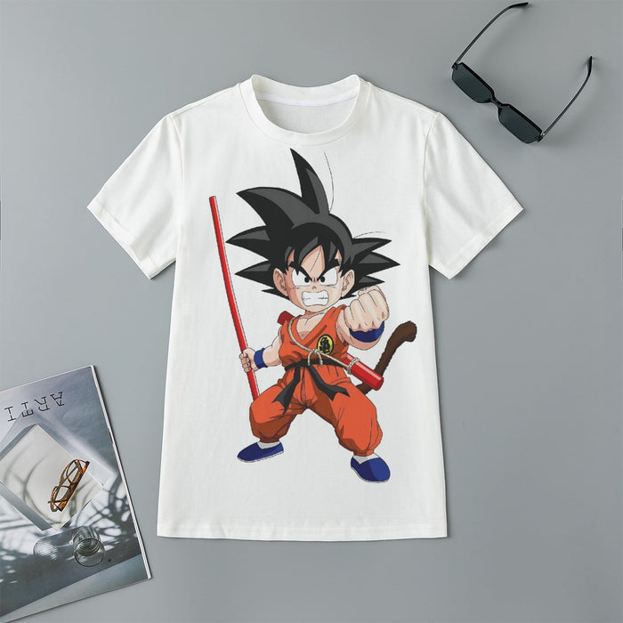 Kid Goku Fighting Dragon Ball Z Kids T-Shirt