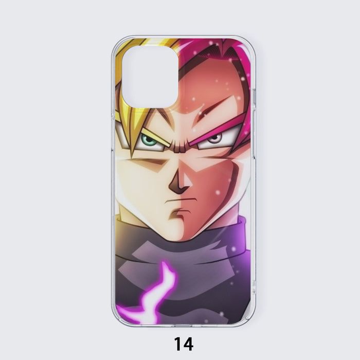 DBZ Goku God Half Rose & Golden Portrait Dope Design Iphone 14 Case
