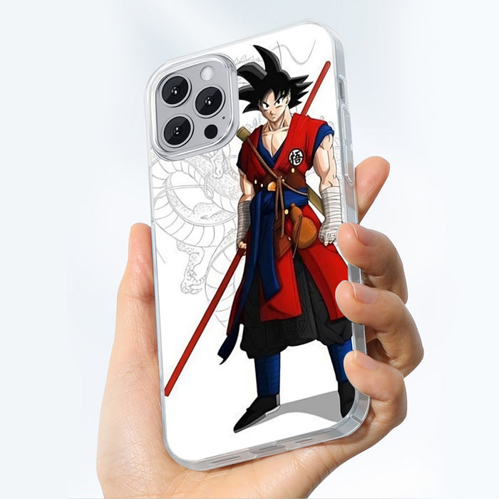 Dragon Ball Z Cool Adult Goku Fighter Attire Shenron Iphone 14 Case