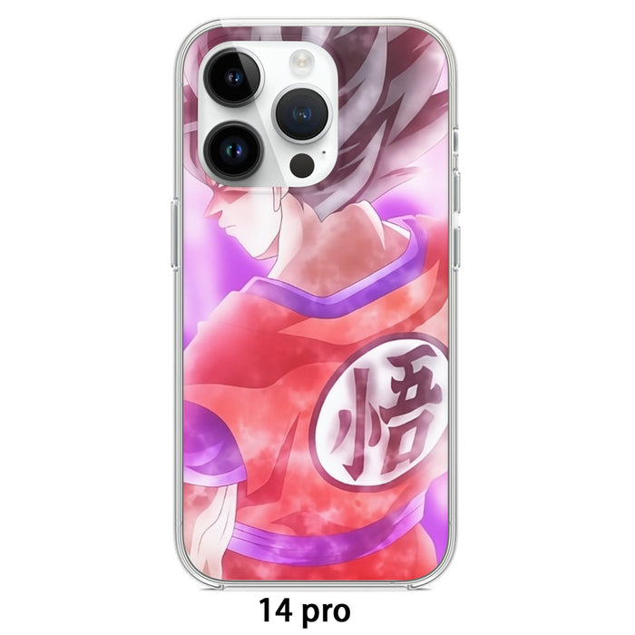 Dragon Ball Super Goku Kaioken Cool Purple Aura Casual Iphone 14 Case