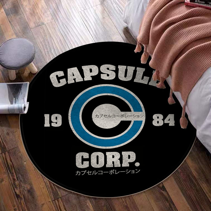 Capsule Corp Baseball Round Mat