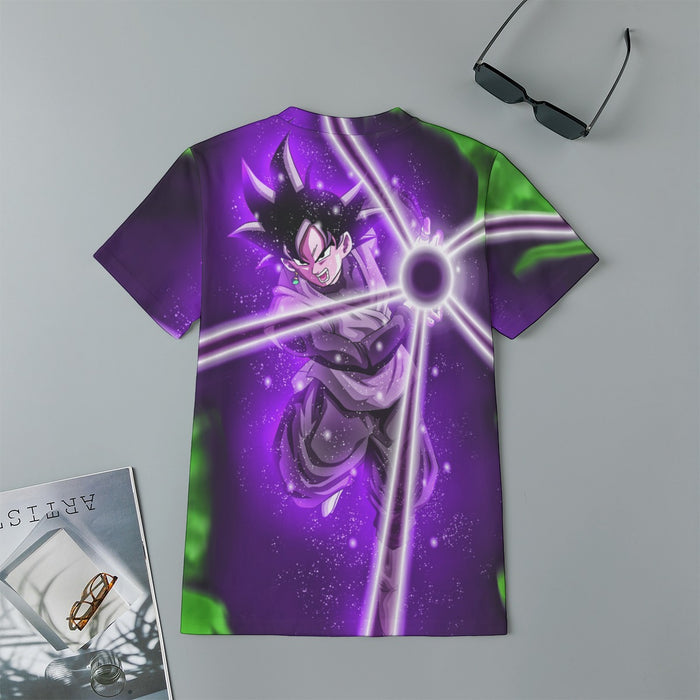 Black Goku Performs Black Power Ball attack  Dragon Ball Super Kids T-Shirt