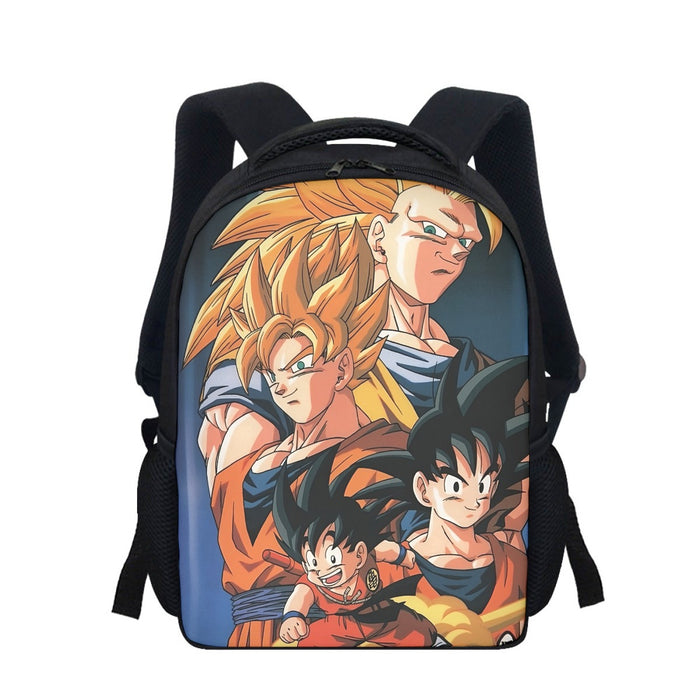 Goku Evolution from Kid to SSJ3 Transformation Dopest 3D Backpack