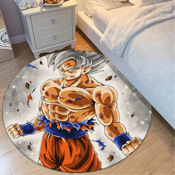 Goku Mastered Ultra Instinct Round Mat