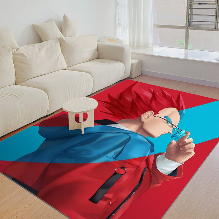 Cool Vegeta Businessman Design Dragon Ball Z Rug