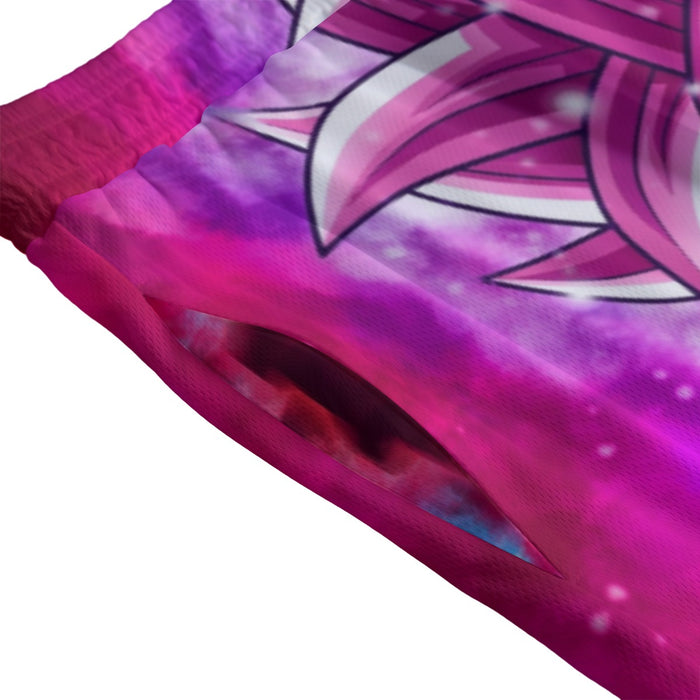 Dragon Ball DBZ Goku Black Rose Galaxy Fantasy Amazing Mesh Shorts