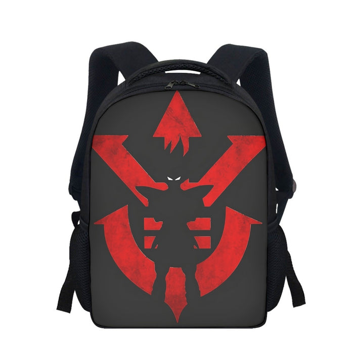 Dragon Ball Z Vegeta Shadow Cool Red Vegeta Symbol Backpack