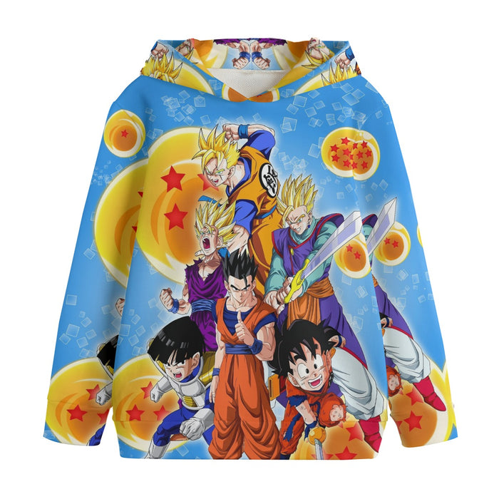 Son Gohan Evolution Dragon Ball Z Kids' Hoodie