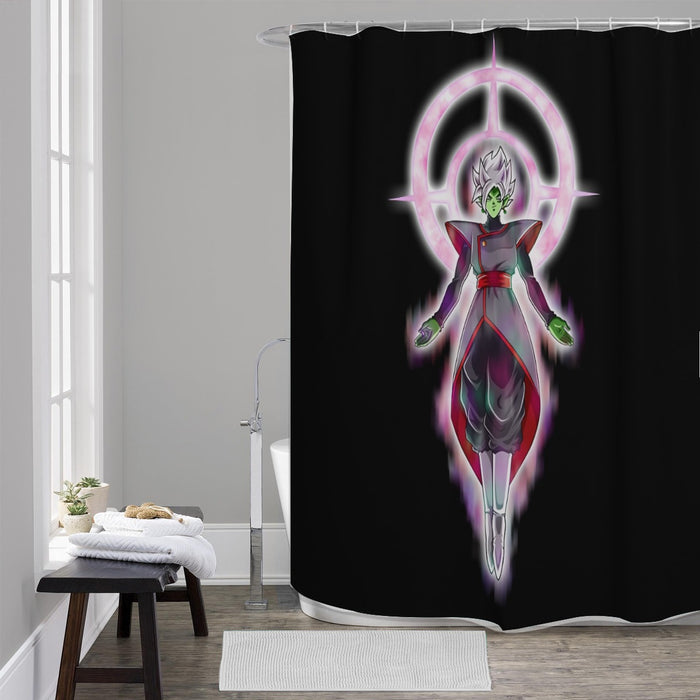 Dragon Ball Super Fused Zamasu Barrier of Light Dope Shower Curtain