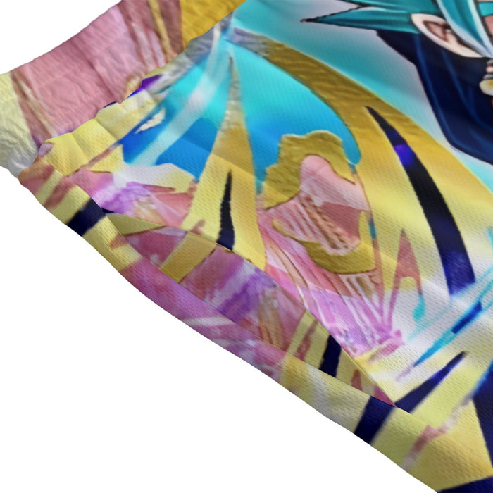 Dragon Ball Super Vegito Ultra Instinct Cool Colorful Mesh Shorts