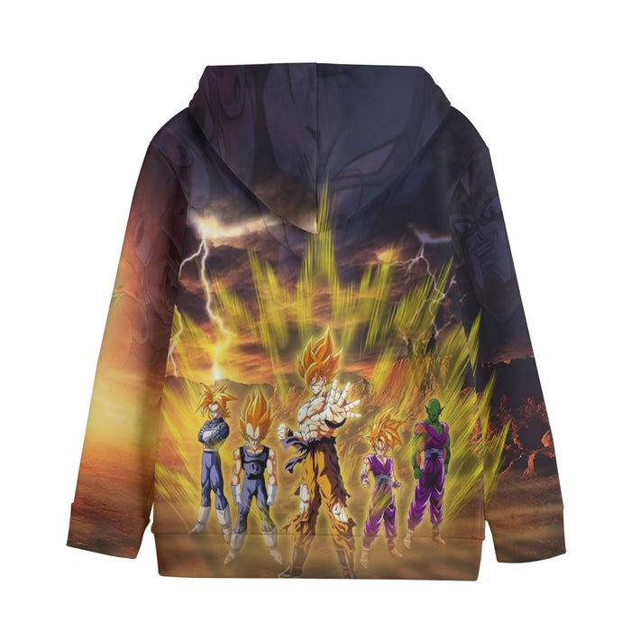 Piccolo Goku And Vegeta Dragon Ball Z Kids' Hoodie