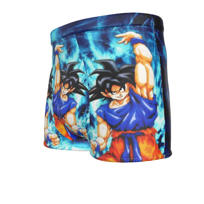 Dragon Ball Z Son Goku Cool Blue Aura Energy Ball Men's Boxer Briefs