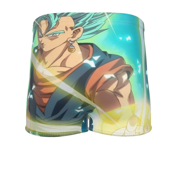 Dragon Ball Vegito Blue Super Saiyan Big Bang Flash Men's Boxer Briefs