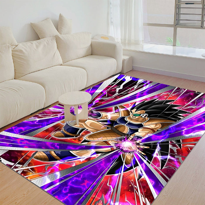 Dragon Ball Z Vibrant Saiyan Raditz Radiant Light Rug