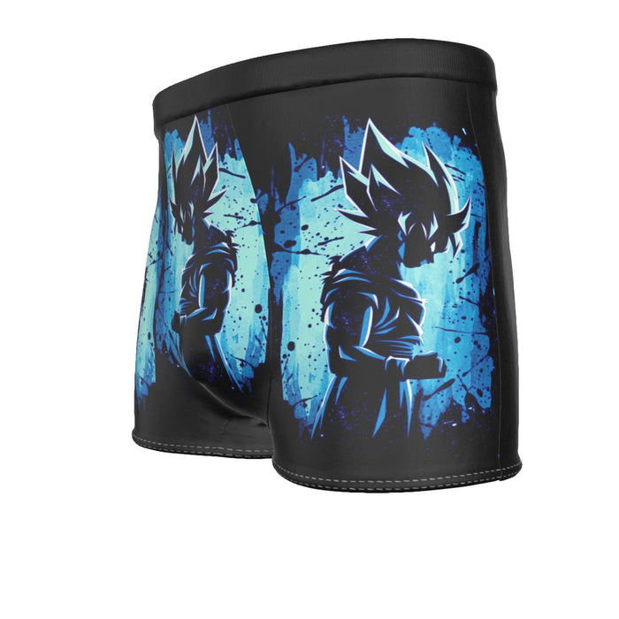 Awesome Goku Blue Design Dragon Ball Z Men's Boxer Briefs