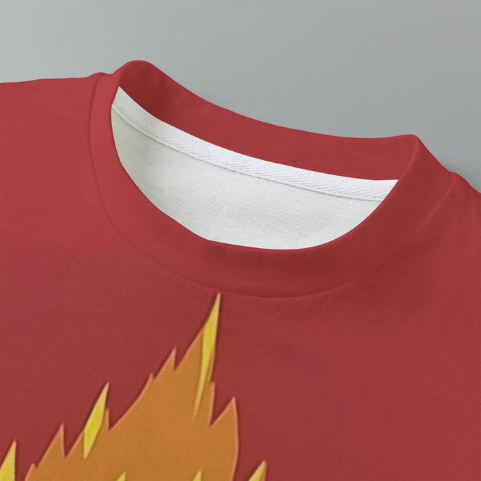 Dragon Ball Z Son Goku On Fire Its Okay To Be Super Saiyan Kids T-Shirt