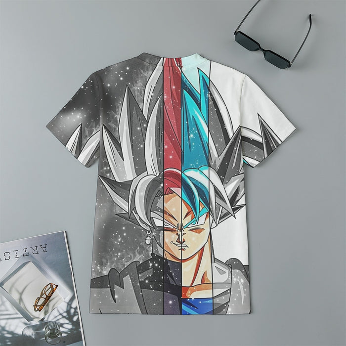 Dragon Ball Super All Super Saiyan Goku Forms Kids T-Shirt