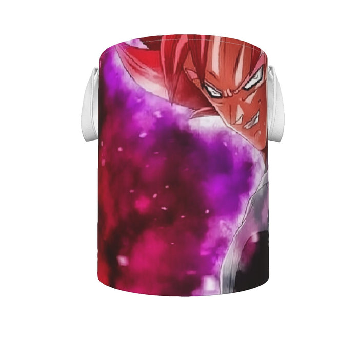 Dragon Ball Super Black Goku Rose Impaled Trunks Sword Laundry Basket