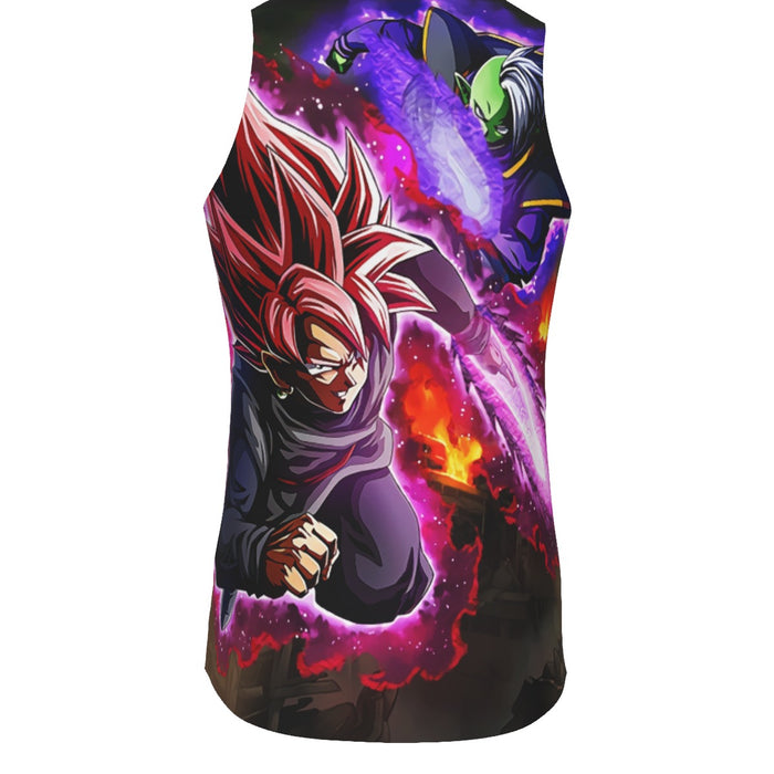 DBZ Goku Black Zamasu Super Saiyan Rose Dope Vibe Tank Top