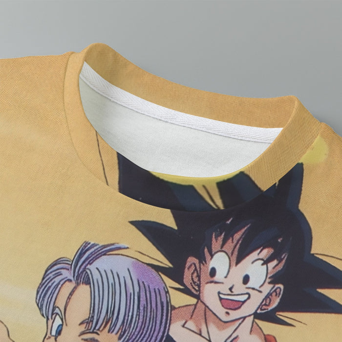 Dragon Ball Son Goku Happy Family Kids T-Shirt