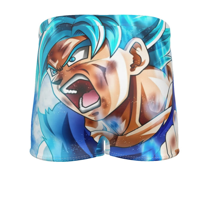 Dragon Ball Goku Blue Kaioken Ultra Instinct Epic 3D Men's Boxer Briefs