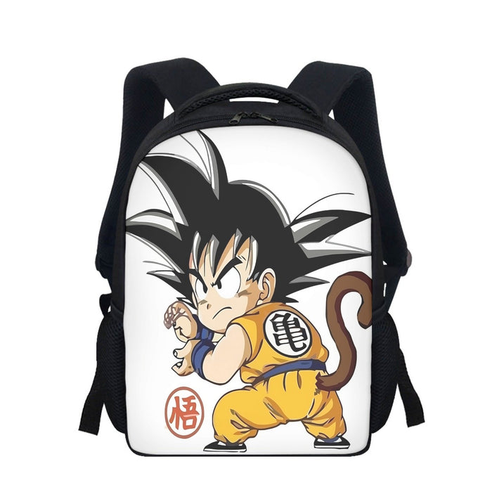 Cute Kid Goku Yellow Clothing Dragon Ball Z Backpack