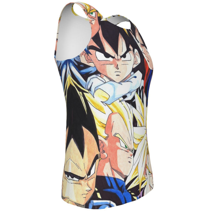 Dragon Ball Goku Vegeta Trunks Gohan Super Saiyan Cool Trending Design Tank Top