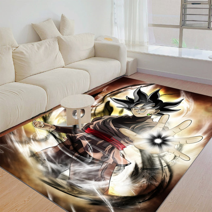 Dragon Ball Super Shirt  Black Goku Black Hole Creation Rug