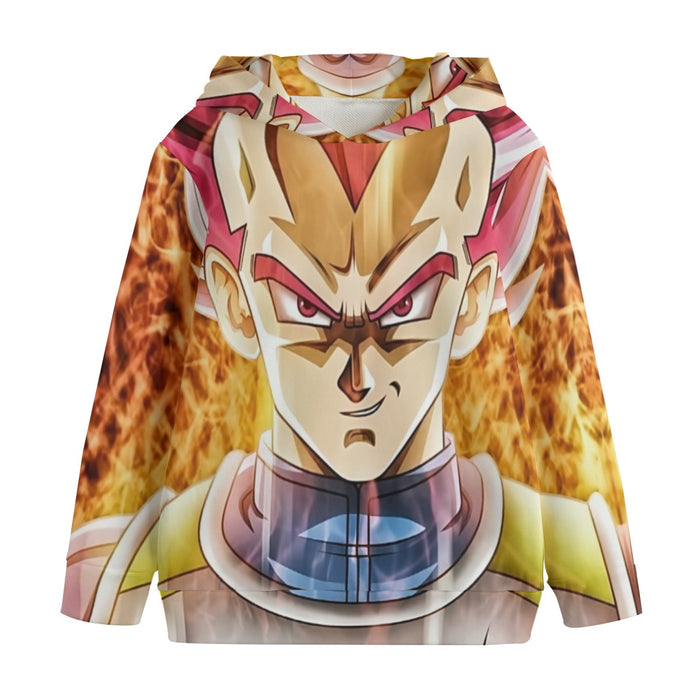 Dragon Ball Super Saiyan God Red Vegeta Cool Casual Kids' Hoodie