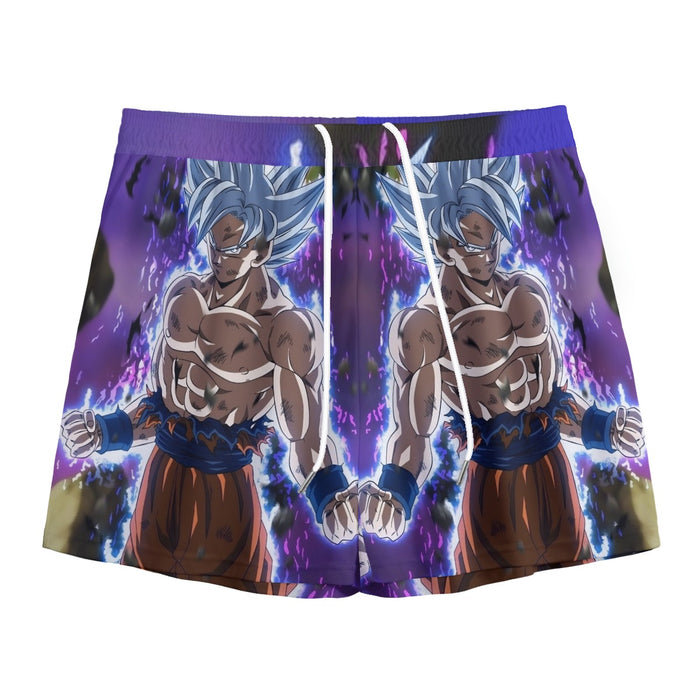 Dragon Ball Z Goku Perfected Ultra Instinct Form Mesh Shorts