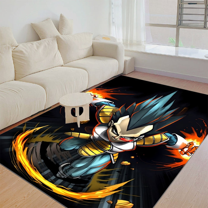 Dragon Ball Armored Vegeta Double Galick Cannon Dope Rug