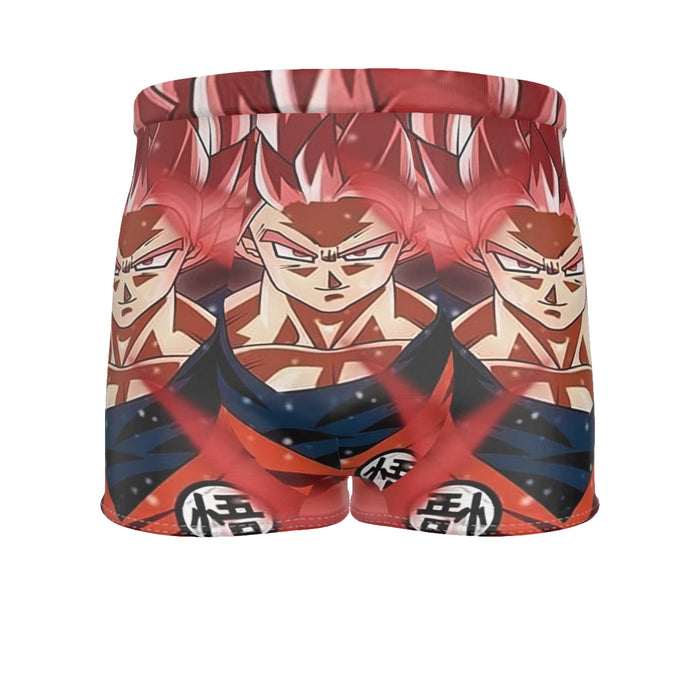 Dragon Ball Son Goku Super Saiyan Rose Portrait Cool Men's Boxer Briefs